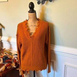 Rue 21 Distressed sweater